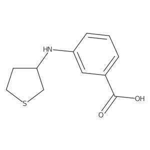 3-[(Tetrahydro-3-thienyl)amino]benzoic acid结构式