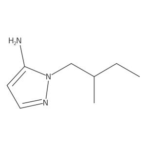 2-(2-Methyl-butyl)-2h-pyrazol-3-ylamine结构式