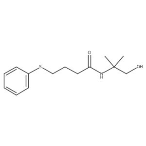 N-(2-Hydroxy-1,1-dimethylethyl)-4-(phenylthio)butanamide Structure