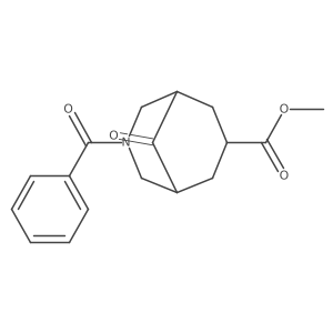 Methyl 3-benzoyl-9-oxo-3-azabicyclo[3.3.1]nonane-7-carboxylate Structure