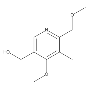 (4-Methoxy-6-(methoxymethyl)-5-methylpyridin-3-YL)methanol Structure