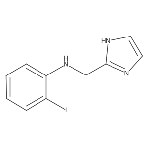 N-(1H-imidazol-2-ylmethyl)-2-iodoaniline Structure