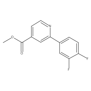 Methyl 2-(3,4-difluorophenyl)isonicotinate Structure