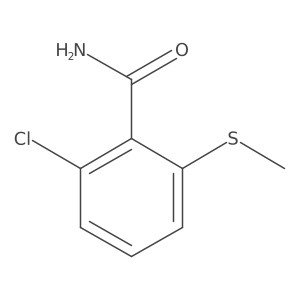 2-Chloro-6-(methylsulfanyl)benzamide结构式