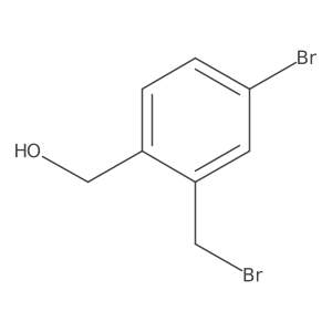 4-Bromo-2-(bromomethyl)benzyl alcohol结构式