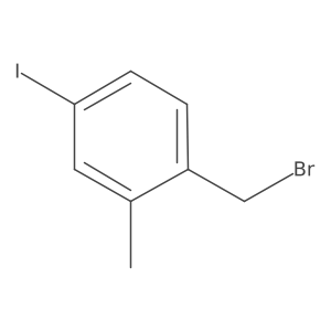 1-(Bromomethyl)-4-iodo-2-methylbenzene结构式