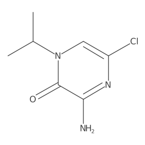 3-Amino-5-chloro-1-isopropylpyrazin-2(1H)-one Structure