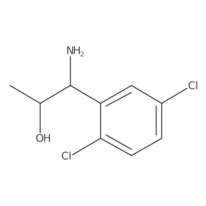 1-Amino-1-(2,5-dichlorophenyl)propan-2-OL Structure