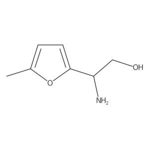 2-Amino-2-(5-methylfuran-2-yl)ethanol结构式
