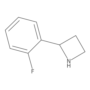 2-(2-Fluorophenyl)azetidine Structure