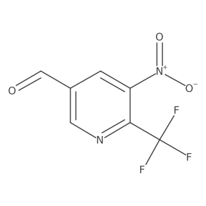 5-Nitro-6-(trifluoromethyl)nicotinaldehyde Structure