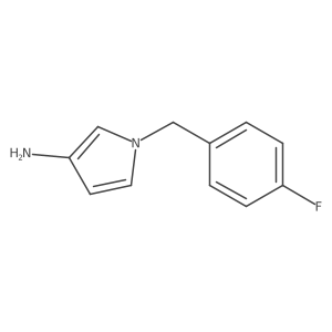 1-(4-fluorobenzyl)-1H-pyrrol-3-amine Structure