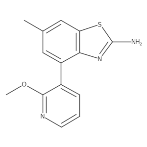 4-(2-Methoxypyridin-3-yl)-6-methylbenzo[d]thiazol-2-amine结构式