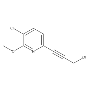 3-(5-Chloro-6-methoxypyridin-2-yl)prop-2-yn-1-ol Structure