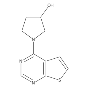 1-{Thieno[2,3-d]pyrimidin-4-yl}pyrrolidin-3-ol Structure