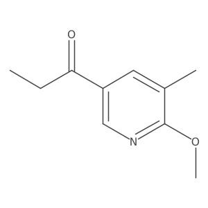 1-(6-Methoxy-5-methylpyridin-3-yl)propan-1-one Structure