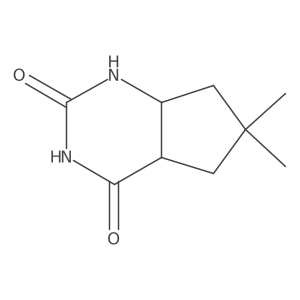 6,6-Dimethylhexahydro-2H-cyclopenta[d]pyrimidine-2,4(3H)-dione Structure