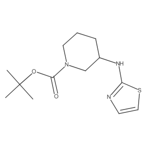 tert-Butyl 3-(thiazol-2-ylamino)piperidine-1-carboxylate Structure