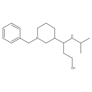 3-(1-Benzylpiperidin-3-yl)-3-(isopropylamino)propan-1-ol Structure
