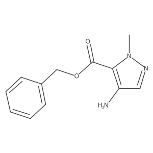 Benzyl 4-amino-1-methyl-1H-pyrazole-5-carboxylate Structure
