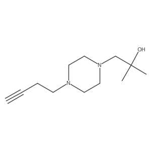 1-(4-But-3-ynylpiperazin-1-yl)-2-methylpropan-2-ol Structure