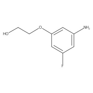 2-(3-Amino-5-fluorophenoxy)ethan-1-ol Structure