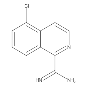 5-Chloroisoquinoline-1-carboximidamide Structure