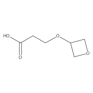 3-(Oxetan-3-yloxy)propanoic acid结构式