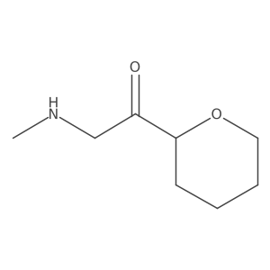 2-(Methylamino)-1-(oxan-2-yl)ethan-1-one结构式