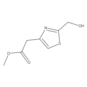 Methyl 2-[2-(hydroxymethyl)-1,3-thiazol-4-yl]acetate结构式