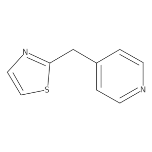 4-(1,3-Thiazol-2-ylmethyl)pyridine Structure