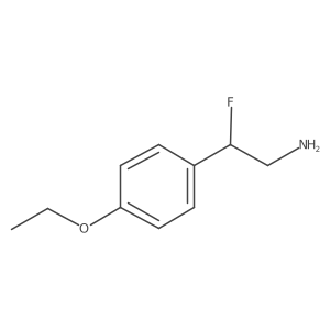 2-(4-Ethoxyphenyl)-2-fluoroethan-1-amine结构式