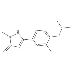 3-(4-Isopropoxy-3-methylphenyl)-1-methyl-1H-pyrazol-5-ol Structure