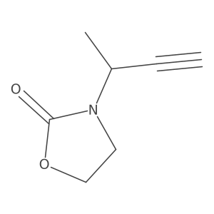 3-(But-3-yn-2-yl)-1,3-oxazolidin-2-one Structure