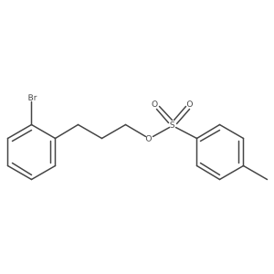 3-(2-Bromophenyl)propyl 4-methylbenzene-1-sulfonate结构式