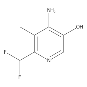 4-Amino-6-(difluoromethyl)-5-methylpyridin-3-ol Structure