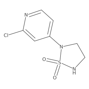2-(2-Chloropyridin-4-YL)-1,2,5-thiadiazolidine 1,1-dioxide Structure
