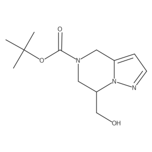 tert-Butyl 7-(hydroxymethyl)-6,7-dihydropyrazolo[1,5-a]pyrazine-5(4H)-carboxylate Structure