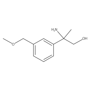 2-Amino-2-[3-(methoxymethyl)phenyl]propan-1-ol Structure