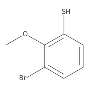 3-Bromo-2-methoxybenzenethiol结构式