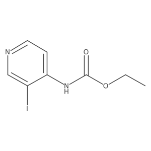 N-(3-iodo-4-pyridinyl)carbamic acid ethyl ester Structure