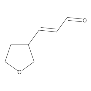3-(Oxolan-3-yl)prop-2-enal结构式