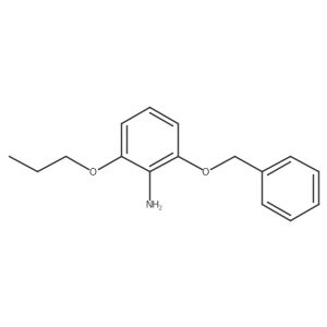 2-(Benzyloxy)-6-propoxyaniline结构式