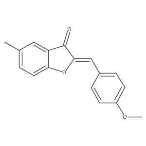 2-(4-Methoxybenzylidene)-5-methyl-3(2H)-benzofuranone结构式