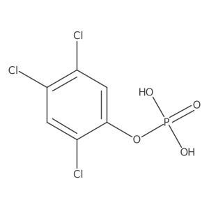2,4,5-Trichlorophenyl dihydrogen phosphate结构式