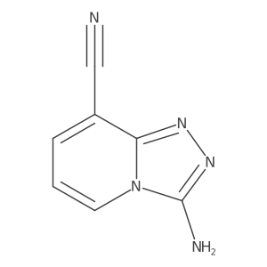 3-Amino-[1,2,4]triazolo[4,3-a]pyridine-8-carbonitrile Structure