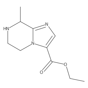 Ethyl 8-Methyl-5,6,7,8-Tetrahydroimidazo[1,2-A]Pyrazine-3-Carboxylate结构式