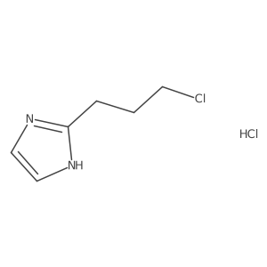 2-(3-Chloropropyl)-1H-imidazole hydrochloride Structure