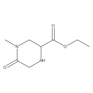 Ethyl 4-methyl-5-oxopiperazine-2-carboxylate Structure