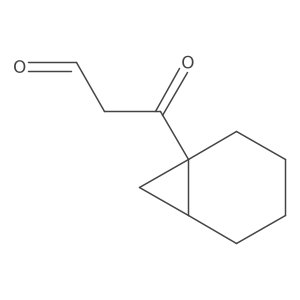 3-{Bicyclo[4.1.0]heptan-1-yl}-3-oxopropanal Structure